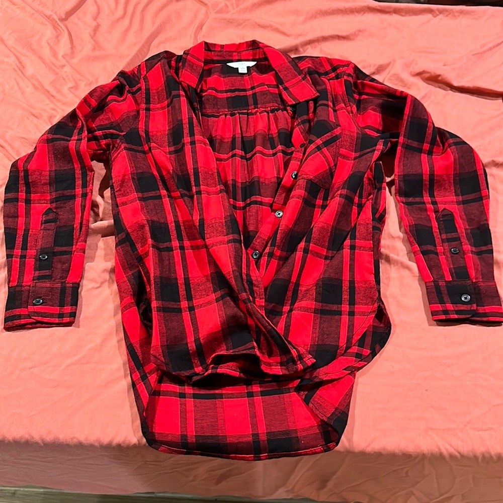 Red flannel shirt